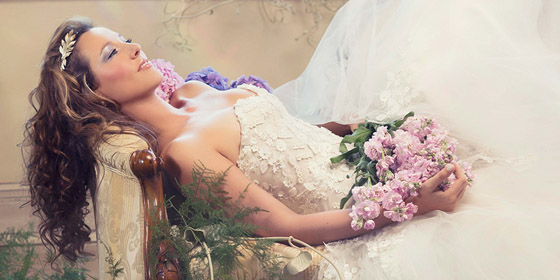 wedding photography careers: high fashion wedding photography portrait