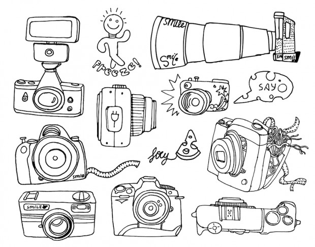 Digital Camera Illustrations