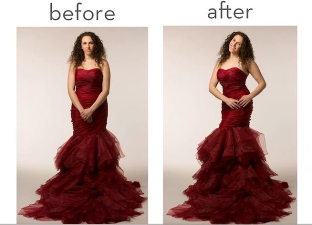 Lindsay Adler demonstrates successful posing.