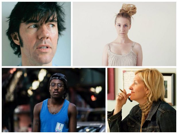 Clockwise from top left: Sagmeister, Brooke Shaden, Brene Brown, and Dev Hynes.