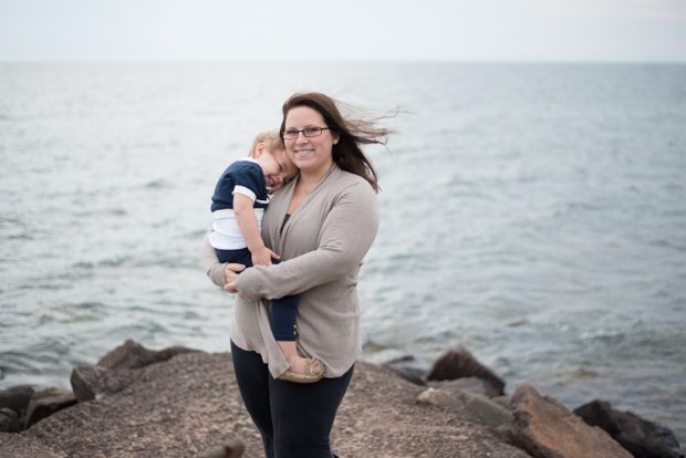 Jennifer Togal Holds Daughter