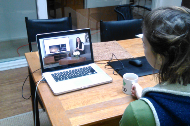 Zoe hones her skills during a creativeLIVE photography course.