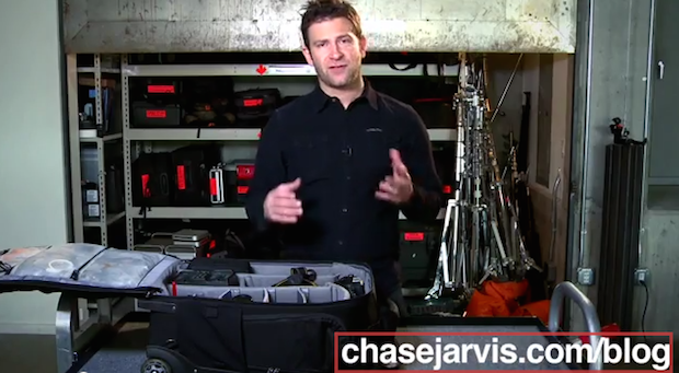 chase jarvis gear pack video