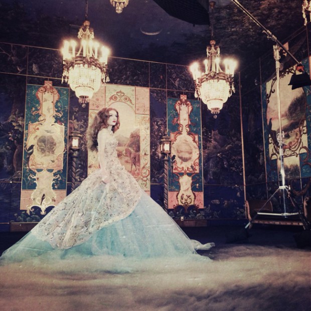 behind the scenes of Miss Aniela's course