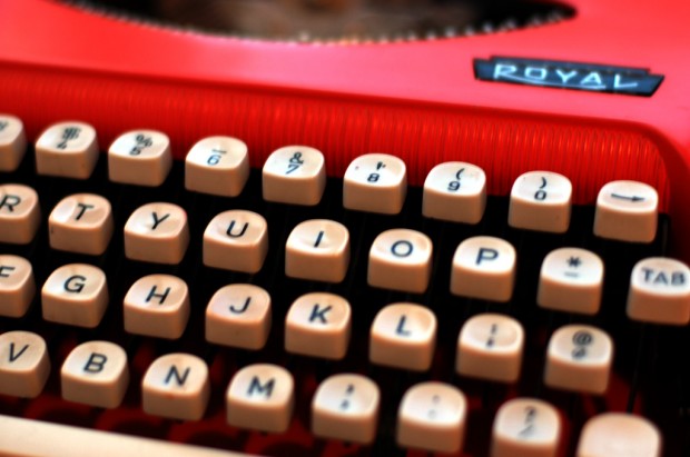 Photo of typewriter keys by Cody Geary.