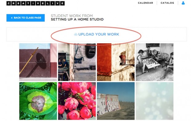 Step 3: upload your work