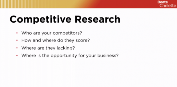 competitive research