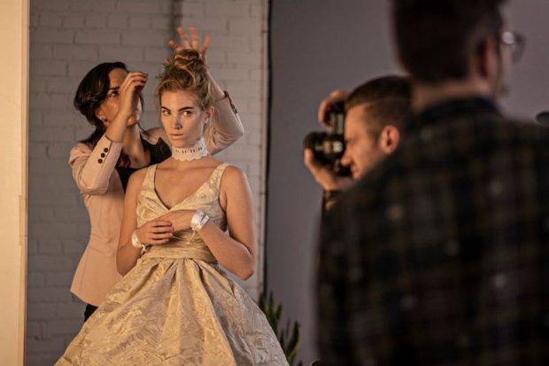 Portrait photography setup