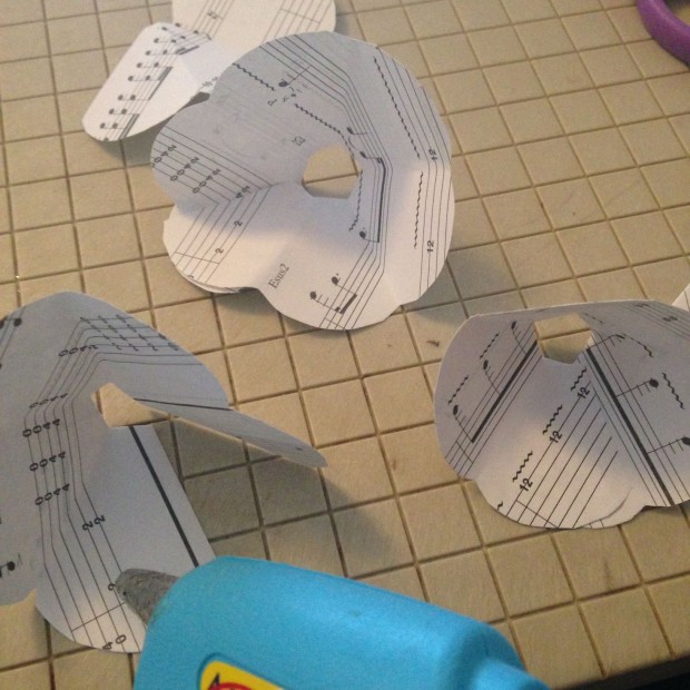 sheet music DIY