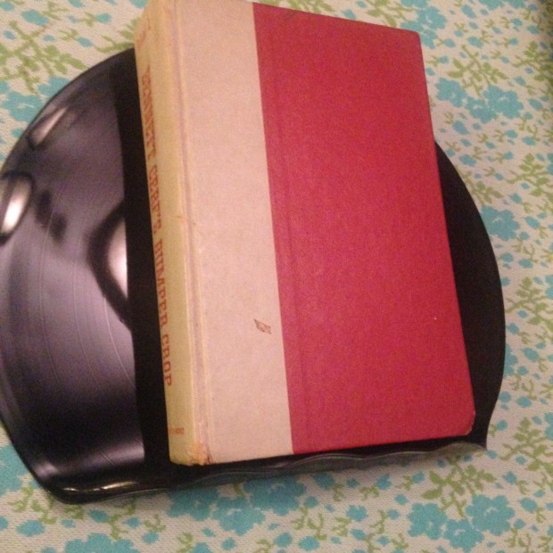 vinyl bookend
