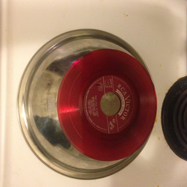 recycled vinyl records