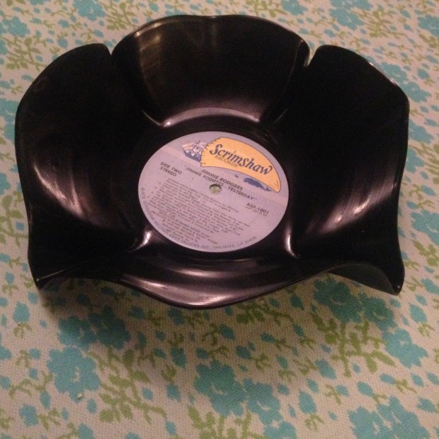 turn a record into a bowl