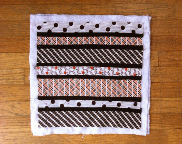 Patchwork Striped Pillow 4