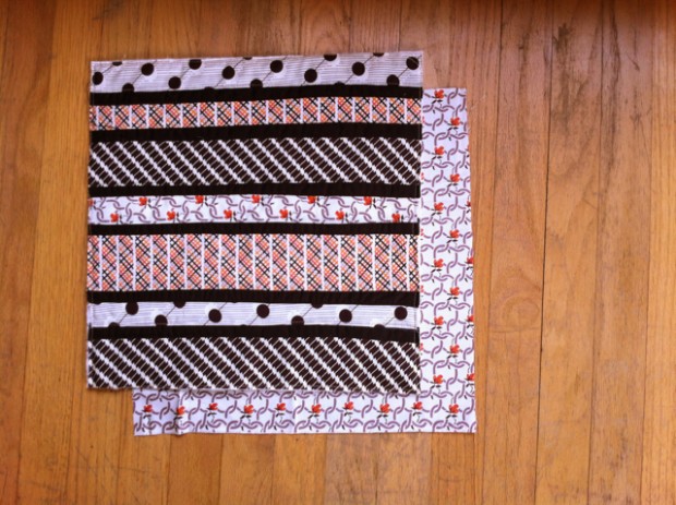 Patchwork Striped Pillow 5