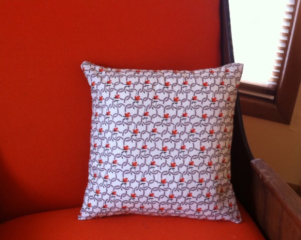 Patchwork Striped Pillow 7