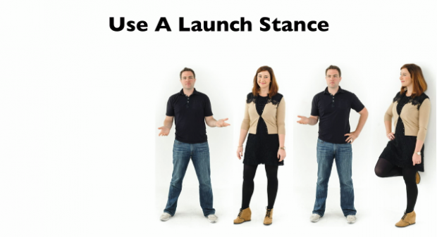 launch stance elevator pitch