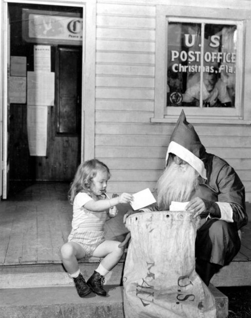 vintage santa photos