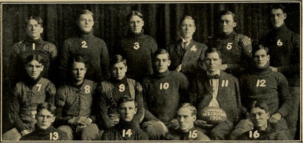 vintage football uniforms