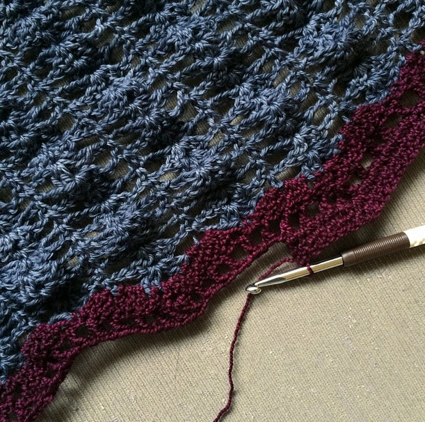 knitting in progress