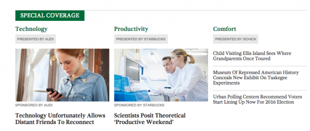 sponsored content examples