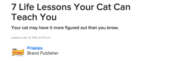 sponsored content ideas