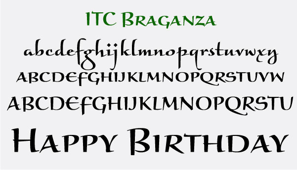 In some decorative designs with short x-heights, the small caps are designed to complement the capital letters.