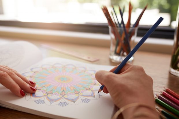 The benefits of coloring include positive effects on mental health