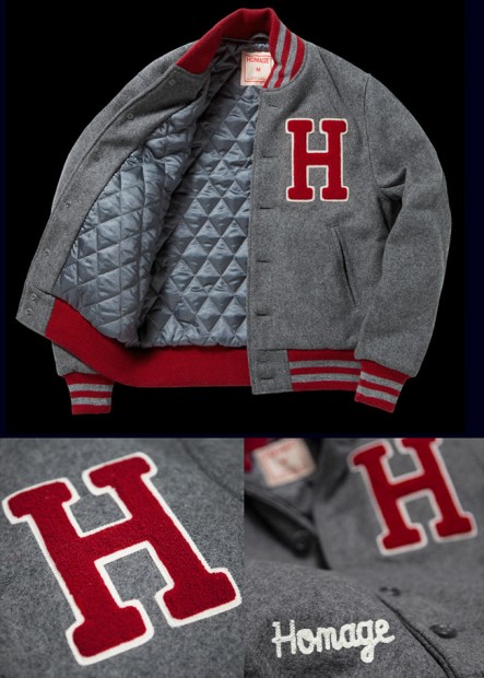 homage varsity jacket