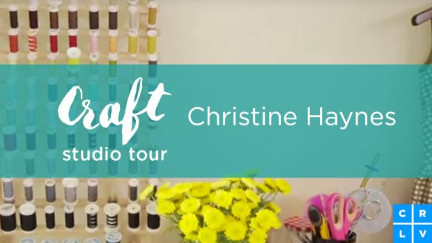 Inspiring Craft Rooms! Christine Haynes shows off her pattern organization https://blog.creativelive.com/studio-tour-christine-haynes/