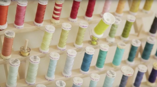 Inspiring Craft Rooms! Christine Haynes shows off her sewing studio https://blog.creativelive.com/studio-tour-christine-haynes/