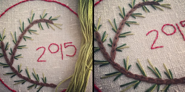 Make this simple and sweet holiday sampler! https://blog.creativelive.com/delightful-diy-gift-idea-and-tutorial-a-simple-holiday-embroidery-sampler