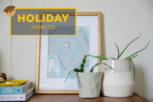 Love this diy framed wall art? Learn how it was made on the CreativeLive blog.