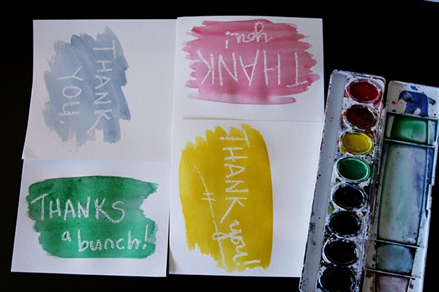 Make your own DIY watercolor thank-you cards with tips from CreativeLive.