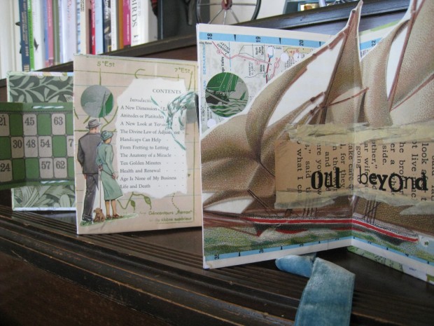 Get inspired by Molly Meng's old book crafts on the CreativeLive blog.