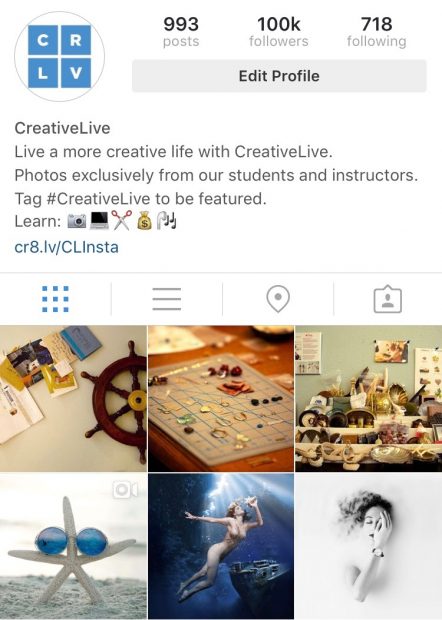 CreativeLive Instagram