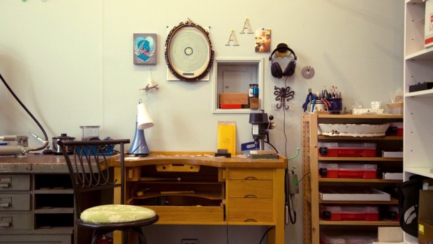 Jewelry Studio Tour: Where the work happens at Foamy Wader.