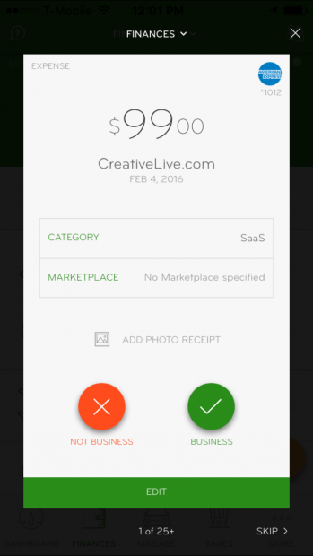 CreativeLive.com Hurdlr Expense