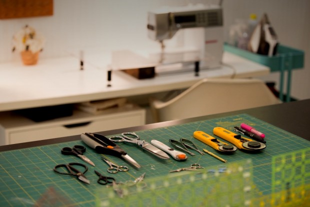 Get an inside look at Blair Stocker's quilting studio on the CreativeLive blog.