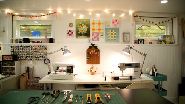 Get an inside look at Blair Stocker's quilting studio on the CreativeLive blog.