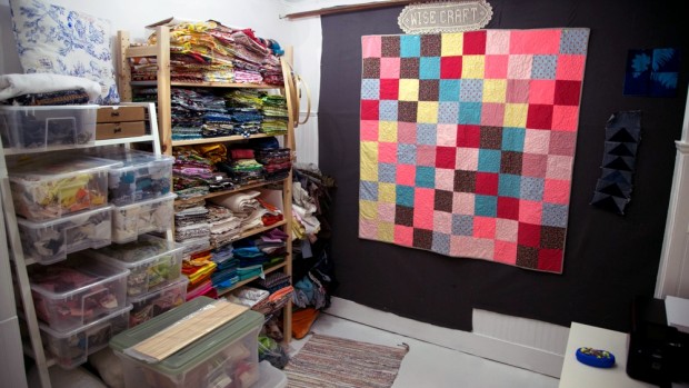 Get an inside look at Blair Stocker's quilting studio on the CreativeLive blog.