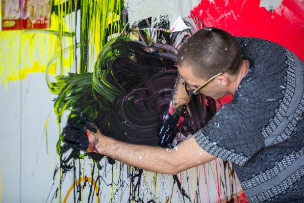 Justin Kane Elder Mural Hands 