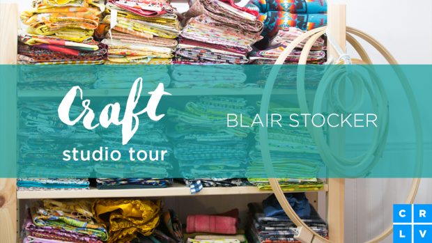 Get an inside look at Blair Stocker's quilting studio on the CreativeLive blog.