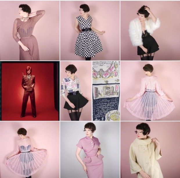 Play with the backdrop for your fashion posts.