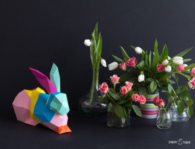 Whether you celebrate Easter, or just love a home full of fluffy bunnies, this round-up of spring paper crafts is for you!