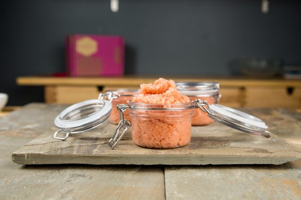 DIY Citrus Salt Scrub