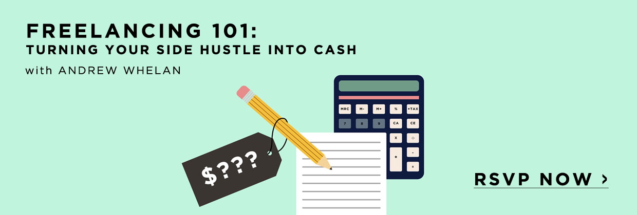 Learn how to turn your side hustle into cash with this LIVE and FREE class!
