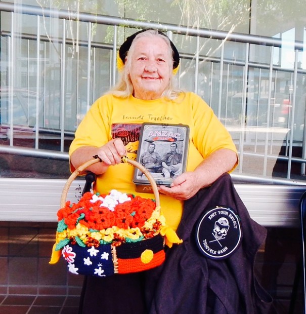 The Knitting Nannas knit, educate, and protest the environmental destruction. The group crafts a better future for their grandchildren.