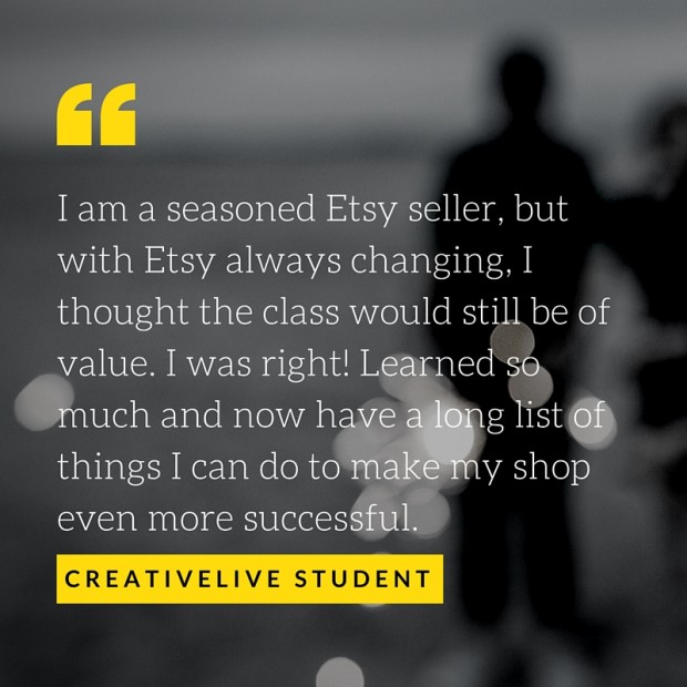 Learn how to start an Etsy business with classes from CreativeLive.