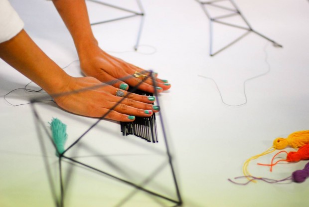 Make your a DIY himmeli mobile with the octahedron tutorial on the CreativeLive blog.