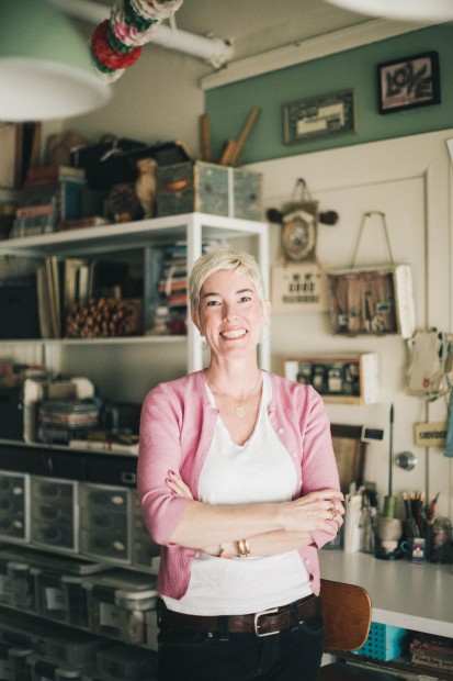 Meet Molly Meng and take a look around her antique-filled art studio.